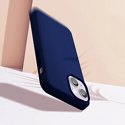 Avis Coque pour iPhone 14 Hybride Semi-rigide Fine Intérieur Doux Moxie bleu marine