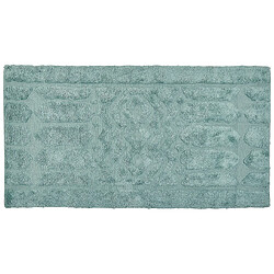 Beliani Tapis en coton turquoise 80 x 150 cm SIRNAK