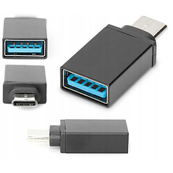 GUPBOO Adaptateur DIGITUS USB-C vers USB 3.0 OTG,JL1490