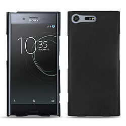 Coque cuir Sony Xperia XA1 Ultra - Coque arrière - Noir ( Nappa / Black ) - NOREVE