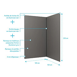 Acheter Aurlane Kit panneaux aluminium et profile