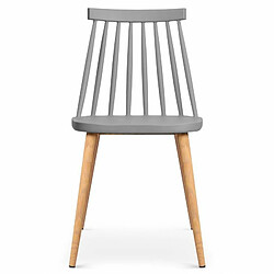 Avis Paris Prix Lot de 2 Chaises Scandinaves Magnan 77cm Gris