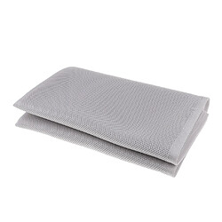 Tissu de maille de polyester de 1 yard trois couches tissu net extérieur gris pas cher