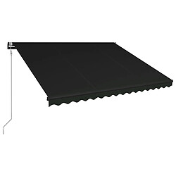 vidaXL Auvent rétractable automatique 450x300 cm Anthracite