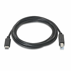 Câble USB C vers USB B Aisens A107-0054 2 m Noir