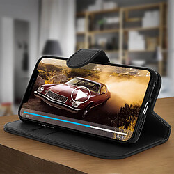 Acheter Avizar Housse Apple iPhone XS/X Etui Clapet Porte-carte Fonction Support Vidéo - Noire