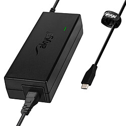 Akyga Chargeur Alimentation USB C pour MacBook et Laptop 87W Power Delivery Noir