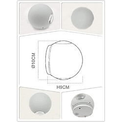 Universal Applique LED Ronde Blanche 4000K