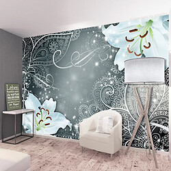 Artgeist Papier peint - Oriental Wings (Grey) [100x70]