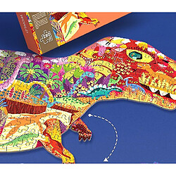 Acheter Universal Puzzles pour enfants Puzzles de dinosaures intelligents Dessins pour l'éducation précoce Jouets (orange)