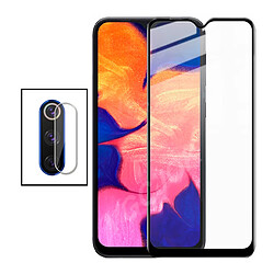 PHONECARE Kit Film Caméra Arrière + Film de Verre Trempé 5D Full Cover pour Samsung Galaxy A70