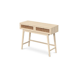 ICONIK INTERIOR Bureau - Console Couloir - Bois Boho Bali - Yanpai Naturel