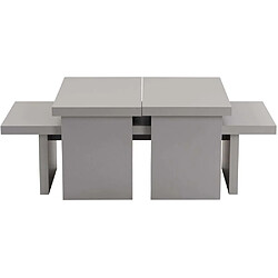 Acheter Hanah Home Table basse en aggloméré 110 x 45 x 41,4 cm Sanctuary gris.