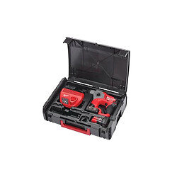 Perforateur SDS Milwaukee M12 CH402X 12 V 2 batteries 4 Ah chargeur HDBox 4933446049