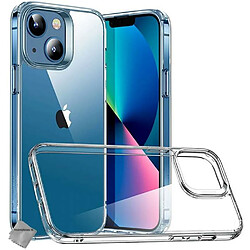 Htdmobiles Coque silicone gel fine pour Apple iPhone 13 Mini + film ecran - TPU TRANSPARENT