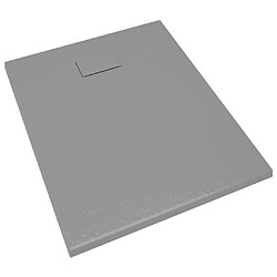 Acheter vidaXL Receveur de douche SMC Gris 100x80 cm