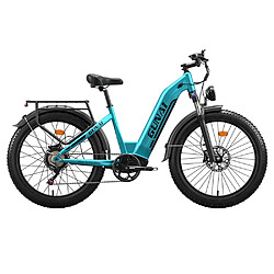 Vélo électrique GUNAI-V, moteur 1000 W, batterie 48 V 21 Ah, pneus larges 26 x 4,0 pouces, 50 km/h, 70 km