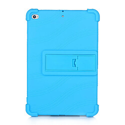 Coque en silicone Souple avec béquille bleu clair pour votre Apple iPad Mini 4/5