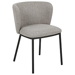 Acheter Beliani Chaise de salle à manger MINA Set de 2 Tissu Gris