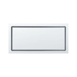 Beliani Miroir LED BENOUVILLE 120 cm Argenté