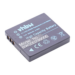 vhbw batterie compatible avec Ricoh Caplio R6, R7, R8, R10, CX1, CX 1, Leica C-LUX 2, C-LUX2 appareil photo numérique DSLR (600mAh, 3.6V, Li-Ion)