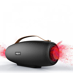 General Haut-parleur Bluetooth stéréo étanche 40 W, haut-parleur Bluetooth étanche utilisant la dernière technologie Bluetooth 5.0, son surround HD 360° avec basses, double appairage pour la maison, la fête, la plage (noir).