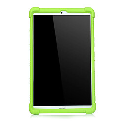 Coque en silicone Souple avec béquille vert pour votre Huawei MediaPad M6 8.4 pouces