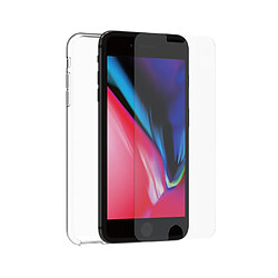 Muvit Coque pour iPhone 8 Plus/7 Plus/6S Plus/6 Plus Série Recycletek et Verre Trempé Transparent