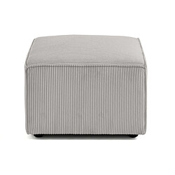 Avis Lisa Design Arty - pouf d'appoint - en velours côtelé