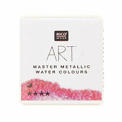 Rico Peinture Aquarelle métallique 1/2 godet - Rose