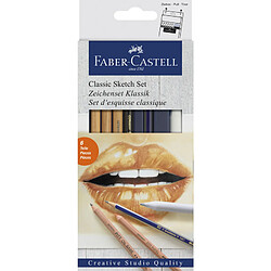 FABER-CASTELL Set d'esquisse Classique, 6 pièces ()