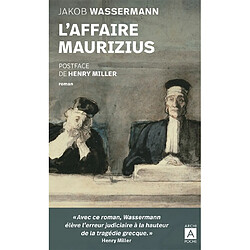 L'affaire Maurizius - Occasion