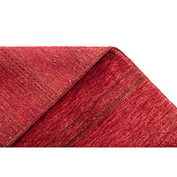 Vidal Tapis de laine 152x93 rouge Juma pas cher