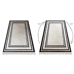 RUGSX Tapis AMOUR 53104A beige - Cadre, moderne, élégant 118x180 cm