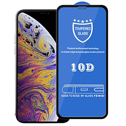 Wewoo Film de verre trempé Protecteur d'écran en plein écran 9H 10D pour iPhone XS Max / iPhone 11 Pro