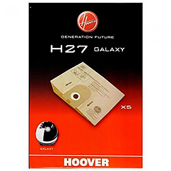 Boite de 5 sacs h27 galaxy aspirateur hoover s3854