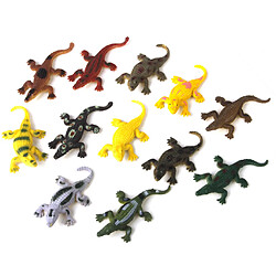 24pcs Modèle de Crocodile et Grenouille Figurines Jouets Animaux Réalistes