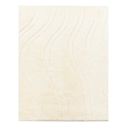 Vidal Tapis de couloir en laine 396x84 beige Darya pas cher