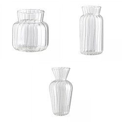 Verre de cristal fleur vase transparent vases