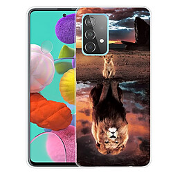 Coque en TPU antichoc Lion pour votre Samsung Galaxy A53 5G