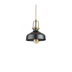 Ideal Lux Suspension Eris-2 Métal Noir 1 ampoule 39cm