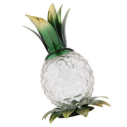 Acheter ananas solaire jar lumière led verre lampe de table solaire lanterne extérieure blanc