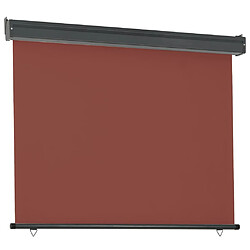 Avis vidaXL Auvent latéral de balcon 122x250 cm Marron