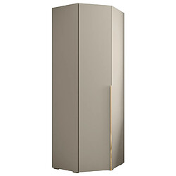 Abiks Meble Armoire Inova 1 236,7/81,7/81,7 (gris/d’oro)