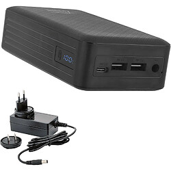 SANAG Xt-27000Dc-Ao-Pa Powerbank Sans Coupure Dc, Adaptateur Secteur Inclus - Batterie Externe Dc 5V À 24V + Usb-C Pd + 2X Usb Qc3 Avec 26800Mah - Pour Haut-Parleur Radio Photographe