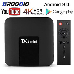 Universal Android 8.1 Smart Set Top Box Tanix TX3 Mini Amlogic S905W Quad Core 1 Go / 2 Go 16 Go 2,4g WiFi 4K