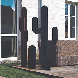 Jardinex Cactus métal 3 bra... - Gris anthracite