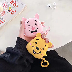 Avis GUPBOO Airpods Coque Housse Étui Protecteur Compatible pour AirPods Pro-ours cochon dessin animé