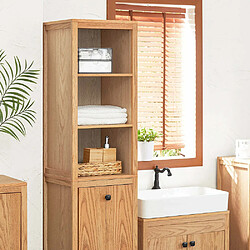 Acheter SoBuy BZR95-N Meuble Colonne de Salle de Bain, Armoire Haute, Placard de Rangement, Étagère de Rangement avec 1 Panier à Linge et 3 Étagères