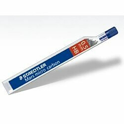 Promark Staedtler Micro 775 Porte-mine technique 0,5 mm rechargeable Corps plastique Bleu grip caoutchouc Lot de 10